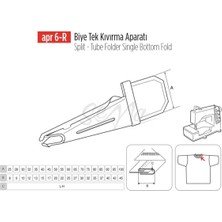 Biye Tek Kıvırma Apara 25x8mm / APR 6-R