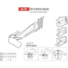 Çiftiğne Pat Ve Kemer Aparat 60mm-20mm / APR 165-C