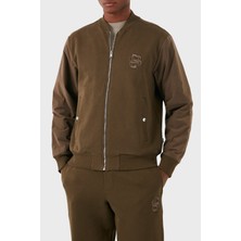 Boss Pamuklu Logolu Regular Fit Kolej Yaka Fermuarlı Sweat Erkek Sweat 50524338 361