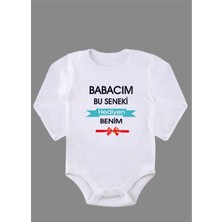 Outdoor One Uzun Kollu  Organik Pamuk Baskılı Bebek Body Çıtçıtlı Zıbın ZBN036