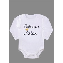 Outdoor One Uzun Kollu  Organik Pamuk Baskılı Bebek Body Çıtçıtlı Zıbın ZBN040