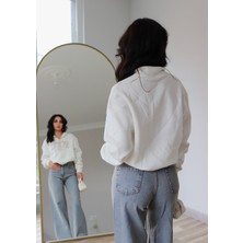 Fermuar Detaylı Modern Kadın Sweatshirt