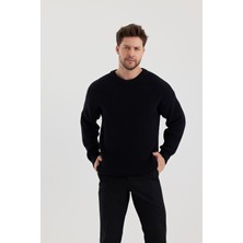 Cool Tarz Erkek Regular Fit Bisiklet Yaka Örgülü Triko