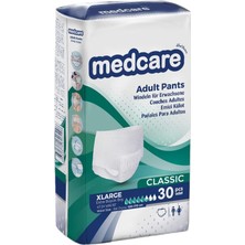 Medcare Classic Emici Külot - Yetişkin Hasta Bezi - 5,5 Damla - Xlarge Beden - 30'lu Paket