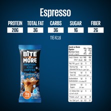 Bite & More Proteinli Soğuk Kahve Espresso 33 gr x10 Adet