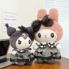 Kurome Doll Melody Doll Koyu Gotik Tarzı Yastık Sanrio Peluş Oyuncak (Yurt Dışından)