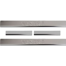 Brsplast Opel Vectra B Uyumlu 1995-2002 Krom Kapı Eşiği 4 Parça Paslanmaz Çelik