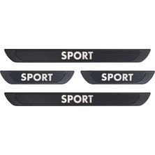 Brsplast Unıversal Sport 4 Prç. Iç Kapı Eşiği Karbon Abs