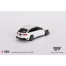 Mini Gt Audi Abt Rs6-R Glacier White Metallic 701