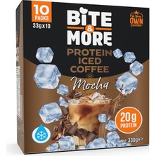 Bite & More Proteinli Soğuk Kahve Mocha 33 gr x 10 Adet