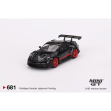 Hot Wheels Mini Gt Porsche 911 (992) Gt3 Rs Black With Pyro Red 681