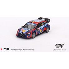 Hot Wheels Mini Gt Hyundai I20 N Rally1 Hybrid #11 2023 Rally Monte Carlo 3rd Place 710