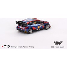 Hot Wheels Mini Gt Hyundai I20 N Rally1 Hybrid #11 2023 Rally Monte Carlo 3rd Place 710