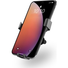 SPACE24 SP119 360 Derece Dönebilen Başlık Izgara Girişli Araç Içi Telefon Tutucu Siyah