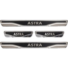 Brsplast Opel Astra Uyumlu 4 Prç. Iç Kapı Eşiği Karbon Krom Abs