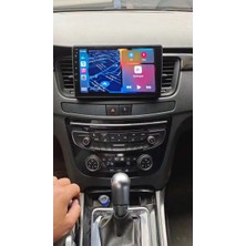 Victor Peugeot 508 2011-2018 Yıl Android Sürüm 13 Kablosuz Carplay Navigasyon Multimedya 9 inç Kuantum Ekranı 8G Ram + 128GB Hafıza Çerçeveli ve arka görüş kameralı