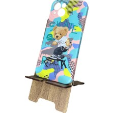 Eredka iPhone 13 Uyumlu Fosforlu Kabartmalı Kılıf