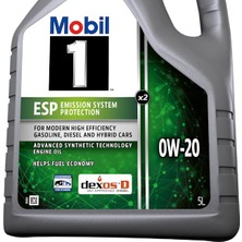 Mobil 1 Esp X2 0W20 Motor Yağı 5 L (Üretim Yılı:2024)