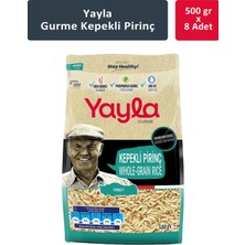 Yayla Gurme Kepekli Pirinç 500 gr x 8 Adet