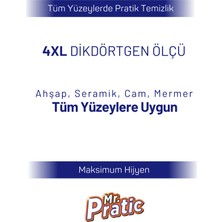 Mr Pratic Premium Yüzey Temizlik Havlusu Beyaz Sabun Kokulu Iz Bırakmaz Pratik Temizlik 100'lü Paket