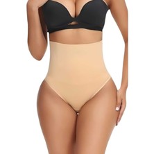 Uniquetrenders Kadın Dikişsiz Yüksek Bel Karın Toparlayıcı  String Korse