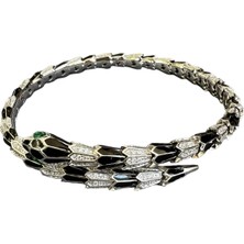 Defne Silver Blg Yılan Bileklik