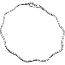 Defne Silver Italyan Zigzag Bileklik
