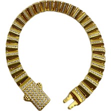 Defne Silver Serry Şerit Bileklik