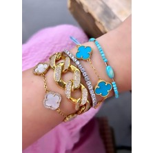 Defne Silver Taşlı Gurmet Bileklik