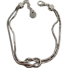 Defne Silver Düğüm Bileklik