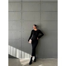 Triko Uzun Elbise