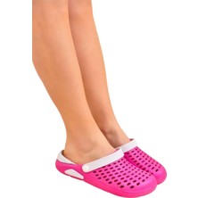 Liger Unisex Comfort Eva Taban Terlik PEMBE - BEYAZ