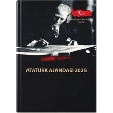 Anime Marketi 2025 Atatürk Ajanda - Yıllık Atatürk Ajandası 17X24CM - Öğretmenler Günü Hediyesi