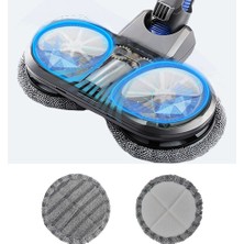 Teedoo 6 Adet Süper Ince Elyaf Fırça Kafası Paspas Bezleri Paspas Bez Değiştirme Dyson V6 V7 V8 V10 V11 Elektrikli Süpürge Aksesuarları (Yurt Dışından)