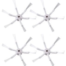 Teedoo Beyaz 6 Arms Yan Fırça Xiaomi 1 S Mı Robot Vakum 2 Roborock S50 S51 S5 Elektrikli Süpürge Parçaları Aksesuarları (Yurt Dışından)