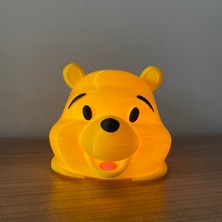 Root Made Winnie The Pooh Tealight Mumluk Sevimli Ayı Aydınlatma Pilli Tealight Ayı Kafası Çocuk Odası Dekoru