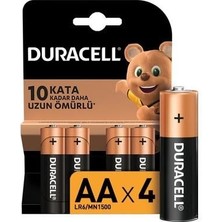 Duracell Aa Kalem Pil 4'lü Kart