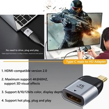 Type c to HDMI 4K 60 Hz Çevirici adaptör type c erkek hdmı dişi çevirici