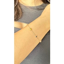 Reyhan Uçar Kuyumculuk Ru Kuyumculuk 14 Ayar Altın Taşlı Bileklik 2.10 GRAM