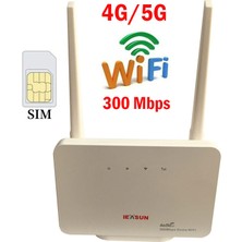 5G - 4G LTE CPE 1 port kablolu kablosuz Mobil modem 300 Mbps