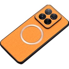 LR Joyful Xiaomi 14T Düşmeye Dayanıklı Pc+Kumaş Arka Telefon Kapağı Magsafe ile Uyumlu (Yurt Dışından)