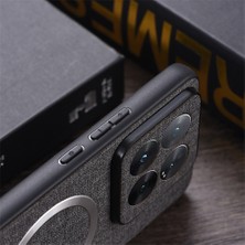 LR Joyful Xiaomi 14T Düşmeye Dayanıklı Pc+Kumaş Arka Telefon Kapağı Magsafe ile Uyumlu (Yurt Dışından)