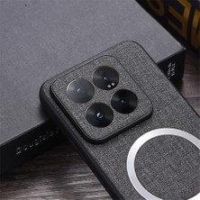 LR Joyful Xiaomi 14T Düşmeye Dayanıklı Pc+Kumaş Arka Telefon Kapağı Magsafe ile Uyumlu (Yurt Dışından)