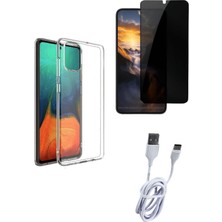 Karleader Xiaomi Redmi Note 9 Pro Hayalet Ekran Koruyucu, Şeffaf Kılıf ve Şarj Kablosu Seti | 3'lü Koruma Paketi