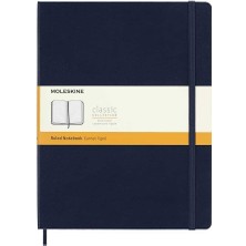 Moleskine Sert Kapak Çizgili Defter Xl Boy 19X25 cm 192 Sayfa Safir Mavi