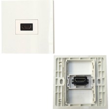 Keepro Hdmı Duvar Kasalı Priz Sıva Üstü Duvar Tipi HDMI Priz