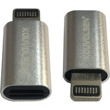 Mikro usb erkek to Lightning erkek çevirici şarj adaptörü