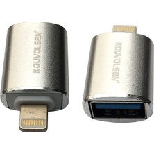 Lightning 8 pin Erkek to USB3.0 Dişi otg çevirici adaptör