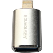 Lightning 8 pin Erkek to USB3.0 Dişi otg çevirici adaptör