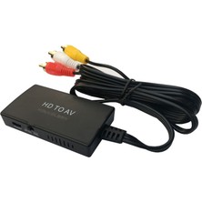 HDMI to AV RCA video Dönüştürücü, Kompozit dönüştürücü Adaptör